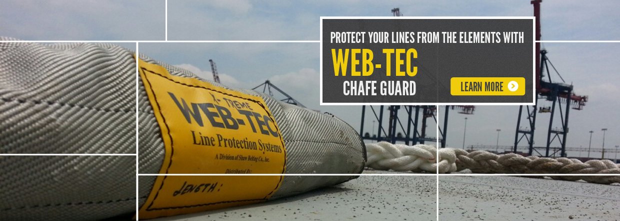 WEB-TEC line protection systems at a marina