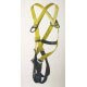 96305FB FULL BODY HARNESS, CLIMBING TYPE. D-RING CENTER BACK AND FRONT - Fall Protection Body Harness