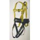 96505NTM FULL BODY HARNESS, MINERS TYPE. D-RING CENTER BACK AND LOWER LUMBAR FOR FALL RESTRAINT. INCLUDES BATTERY AND RESPIRATOR STRAPS - Fall Protection Body Harness