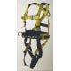 96305WS FULL BODY HARNESS, IRON-WORKER'S TYPE. D-RING CENTER BACK. BACK PAD AND TOOL BELT. PARACHUTE-BUCKLE CONNECTIONS - Fall Protection Body Harness