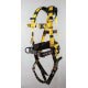 96396BQLMX FULL BODY-HARNESS IRON WORKERS TYPE. BACK PAD AND TOOL BELT. TONGUE BUCKLE LEGS, QUICK RELEASE CHEST CONNECTIONS WITH MINI-X - Fall Protection Body Harness