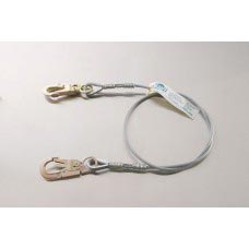 96424 CABLE LANYARD. GALVANIZED CABLE PVC COATING. DOUBLE LOCKING SNAPS EACH END