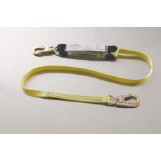 96513 NYLON WEB LANYARD WITH DOUBLE LOCKING SNAP EACH END AND SHOCK ABSORBING PACK ONE END