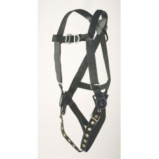 PF-96305FT PILLOW-FLEX HARNESS, CLIMBING TYPE. D-RING CENTER BACK, FRONT AND HIPS. TONGUE BUCKLE CONNECTIONS