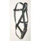 PF-96305FT PILLOW-FLEX HARNESS, CLIMBING TYPE. D-RING CENTER BACK, FRONT AND HIPS. TONGUE BUCKLE CONNECTIONS - Fall Protection Body Harness
