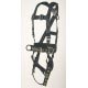 PF-96305PT PILLOW-FLEX HARNESS, IRON WORKERS TYPE. BACK PAD AND TOOL BELT. TONGUE BUCKLE CONNECTIONS. - Fall Protection Body Harness
