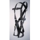 UPF-96305FBQL ULTRA PILLOW-FLEX HARNESS, D-RING CENTER BACK AND FRONT WITH PADDED LEG STRAP AND QUICK RELEASE BUCKLES. - Fall Protection Body Harness