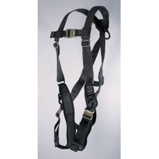 UPF-96305QL ULTRA PILLOW-FLEX HARNESS, POSITIONING TYPE. D-RING CENTER BACK AND ON EACH HIP, PADDED LEG STRAP AND QUICK RELEASE BUCKLES