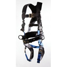 UPFX-96305WSQL ULTRA PILLOW-FLEX HARNESS, IRON WORKERS TYPE. BACK PAD, TOOL BELT, PADDED LEG STRAP, QUICK RELEASE BUCKLES AND X-PAD