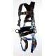 UPFX-96305WSQL ULTRA PILLOW-FLEX HARNESS, IRON WORKERS TYPE. BACK PAD, TOOL BELT, PADDED LEG STRAP, QUICK RELEASE BUCKLES AND X-PAD - Fall Protection Body Harness