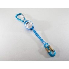 US-HPS8 WEB RETRACTABLE LANYARD WITH SWIVEL TOP AND CARABINER WITH 3,600 LB GATE HOOK