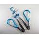US-HPSY8ABC WITH LARGE ALUMINUM CARABINERS  - RETRACTABLE LANYARD