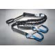 UT-96516LYCA ULTRA-TUBE SHOCK ABSORBING Y-LANYARD WITH LOOP ONE END AND LARGE 2.250" ALUMINUM REBAR HOOKS OTHER END - LANYARD