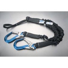 UTT-96516LYCA ULTRA-TUBE TWO SHOCK ABSORBING Y-LANYARD WITH LOOP ON SHOCK PACK ONE END AND LARGE 2.250" ALUMINUM REBAR HOOKS OTHER END