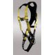 X-96305TQL X-PAD CLASSIC D-RING CENTER BACK, EACH HIP, TONGUE BUCKLE LEGS, CHEST QUICK RELEASE AND X-PAD - Fall Protection Body Harness