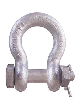 GALV BOLT TYPE ANCHOR SHACKLE DOMESTIC