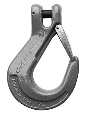 GR. 100 ALLOY CLEVIS SLING HOOK WITH LATCH DOMESTIC