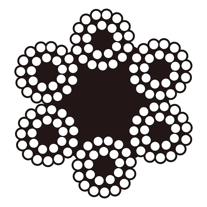 6X24 GALV FIBER CORE