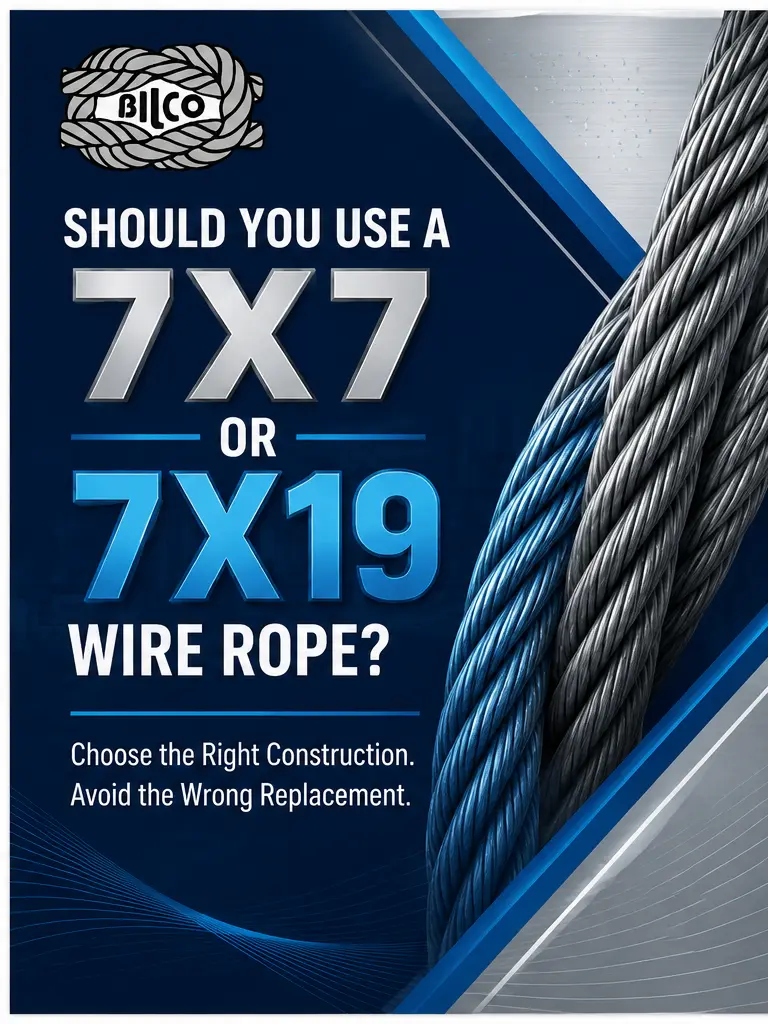 Should You Use a 7×7 or 7×19 Wire Rope?